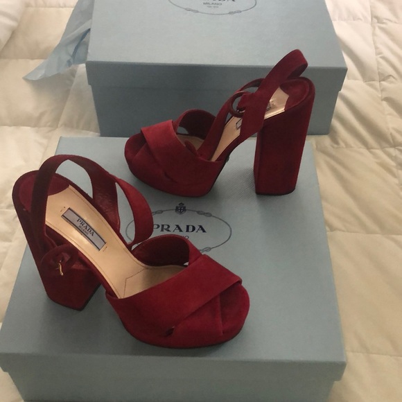 Prada suede heels - Picture 2 of 3